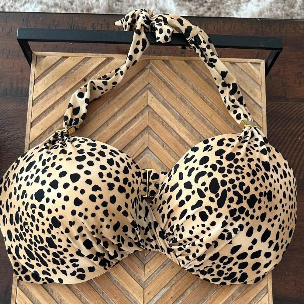 Victoria’s Secret halter bikini top and bottom.